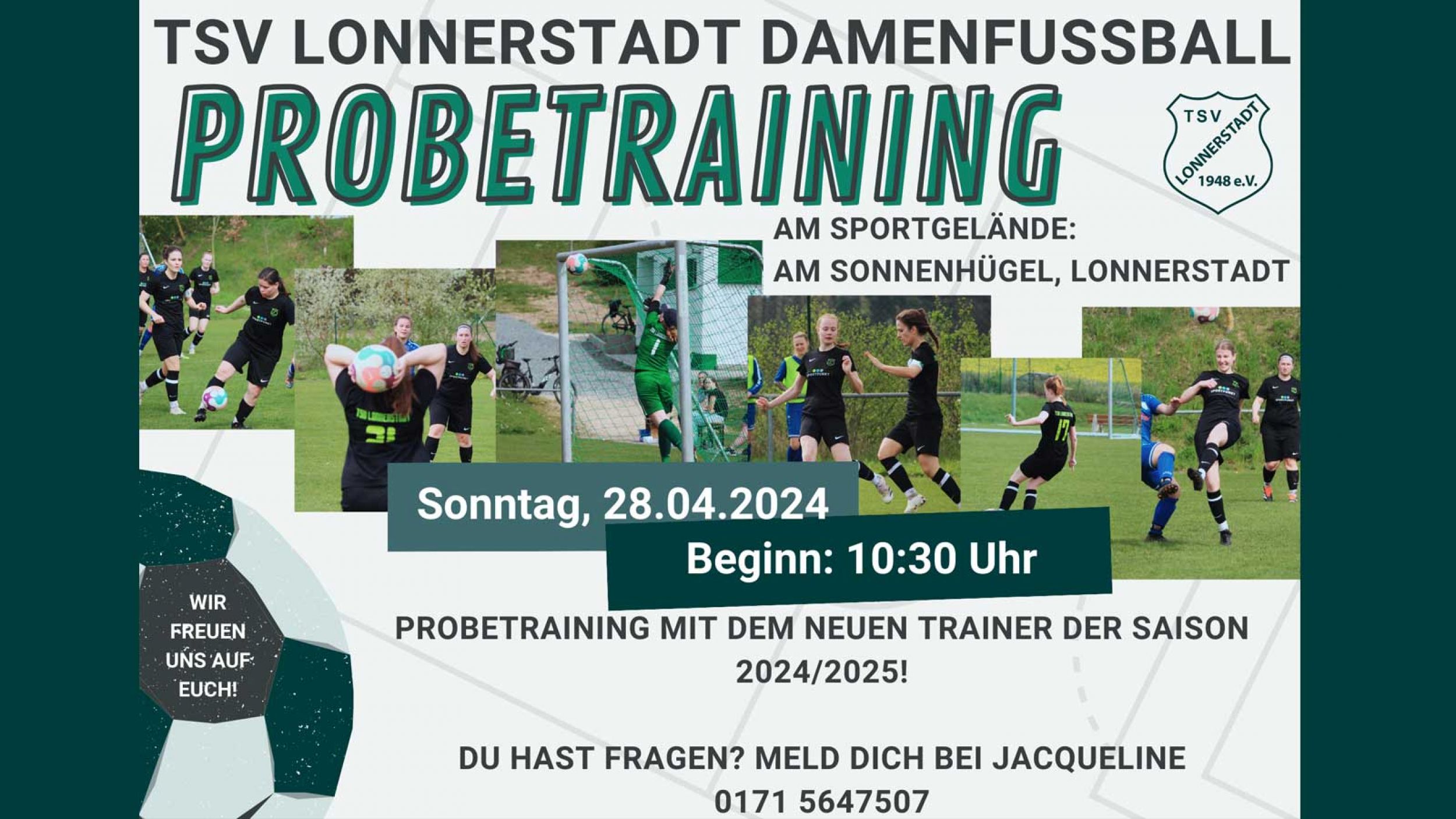 TSV Lonnerstadt Probetraining Damen, 28. April 2024
